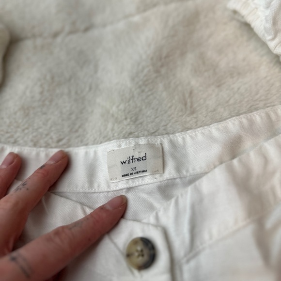 Aritzia Wilfred Janine linen top - Picture 4 of 6